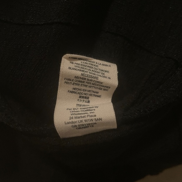 Free People Crinkle Look Through Top, Black, Size Small - Picture 10 of 11